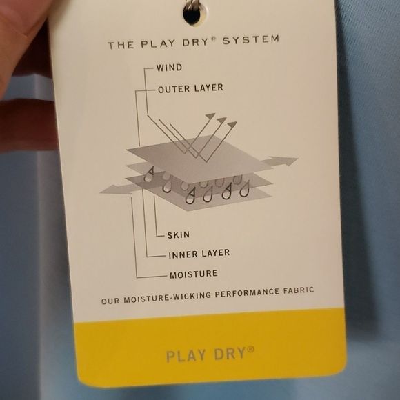 3 for $25 New Greg Norman Woman's Collection Blue Golf Shirt UPF +50 Medium - Picture 10 of 11